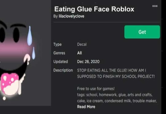glue face roblox